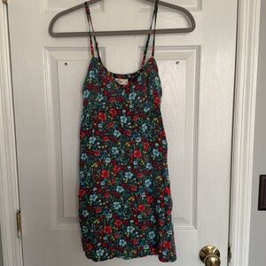 Hollister Floral Spaghetti Strap Dress